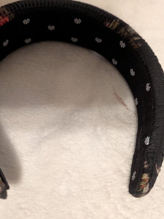 Shirred Lele Sadoughi XLoveShackFancy Coffee Headband.